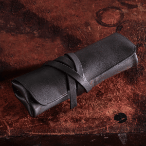 Trousse cuir pour sommelier tire-bouchon